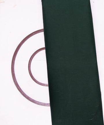 Bottle Green Colour Plain Organza Satin Fabric